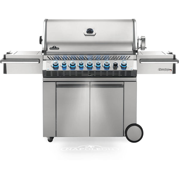 Napoleon 77-Inch Prestige Pro 665 RSIB Natural Gas Grill with Infrared Side and Rear Burners in Stainless Steel (PRO665RSIBNSS-3)