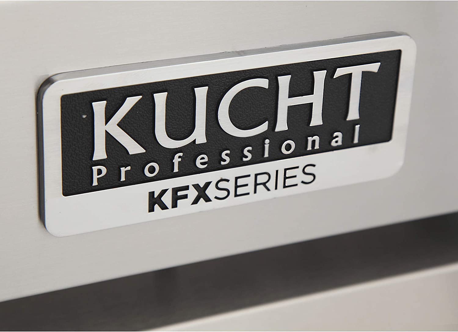Kucht KFX series stainless range brand badge