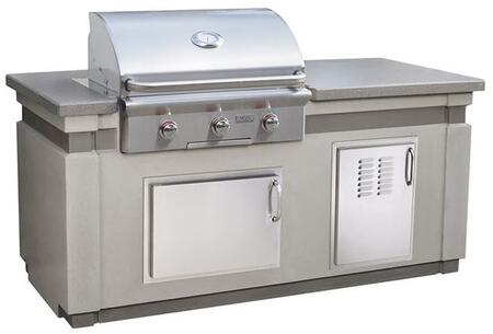 American Outdoor Grill 30-Inch T Series Gas Grill Island (IP30TO-CGT-75SM)