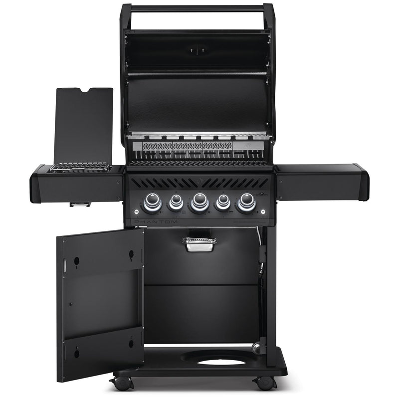 Napoleon 55-Inch Phantom Rogue SE 425 RSIB Natural Gas Grill with Infrared Side and Rear Burners in Matte Black (RSE425RSIBNMK-1-PHM)