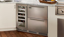 Perlick 15" Signature Series Built-In Wine Cooler with 20 Bottle Capacity Single Zone with Glass Door in Stainless Steel  (HP15WM-4-3)