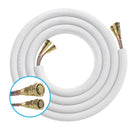 MRCOOL DIY 4th Generation 50 Ft. 1/4-Inch x 1/2-Inch Line Set for DIY 9K, 12K, & 18K Indoor (DIY50-1412C)