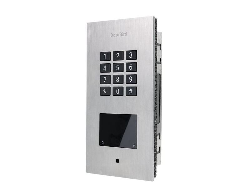 DoorBird Flush-Mount IP Access Control Device A1121 in Stainless Steel V2A