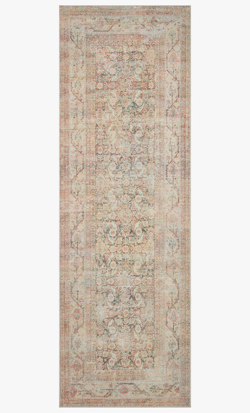 Loloi II Adrian Collection - Traditional Power Loomed Rug in Natural & Apricot (ADR-01)
