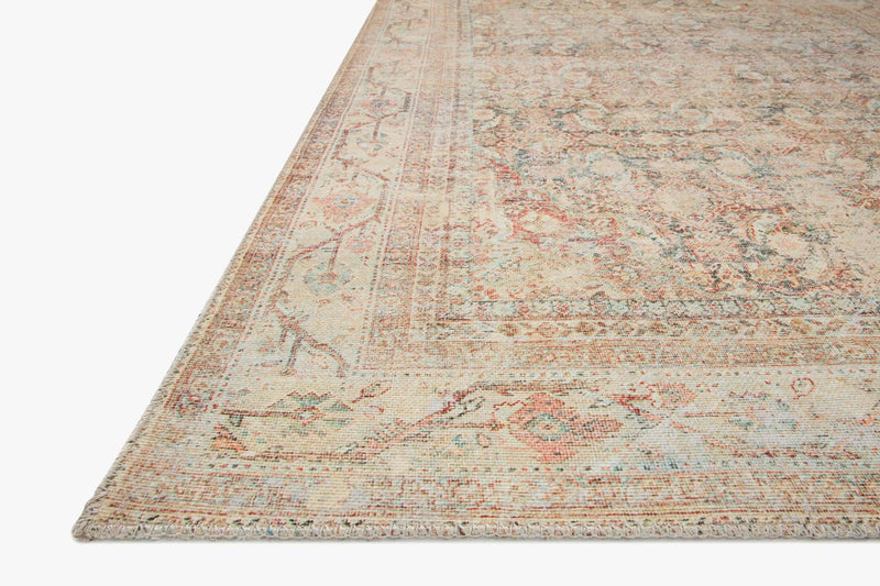 Loloi II Adrian Collection - Traditional Power Loomed Rug in Natural & Apricot (ADR-01)