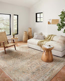 Loloi II Adrian Collection - Traditional Power Loomed Rug in Natural & Apricot (ADR-01)