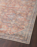 Loloi II Adrian Collection - Traditional Power Loomed Rug in Rust & Denim (ADR-02)