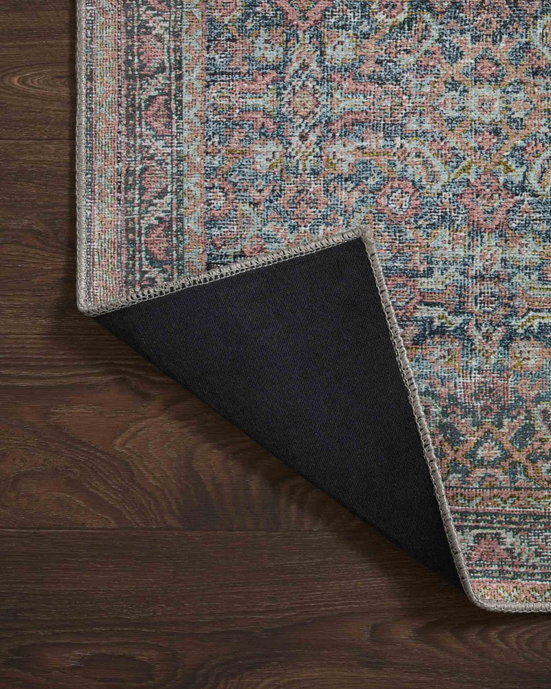 Loloi II Adrian Collection - Traditional Power Loomed Rug in Denim & Multi (ADR-04)