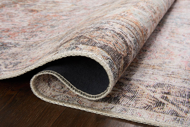 Loloi II Adrian Collection - Traditional Power Loomed Rug in Sunset & Charcoal (ADR-05)