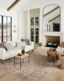 Loloi II Adrian Collection - Traditional Power Loomed Rug in Ocean & Clay (ADR-06)