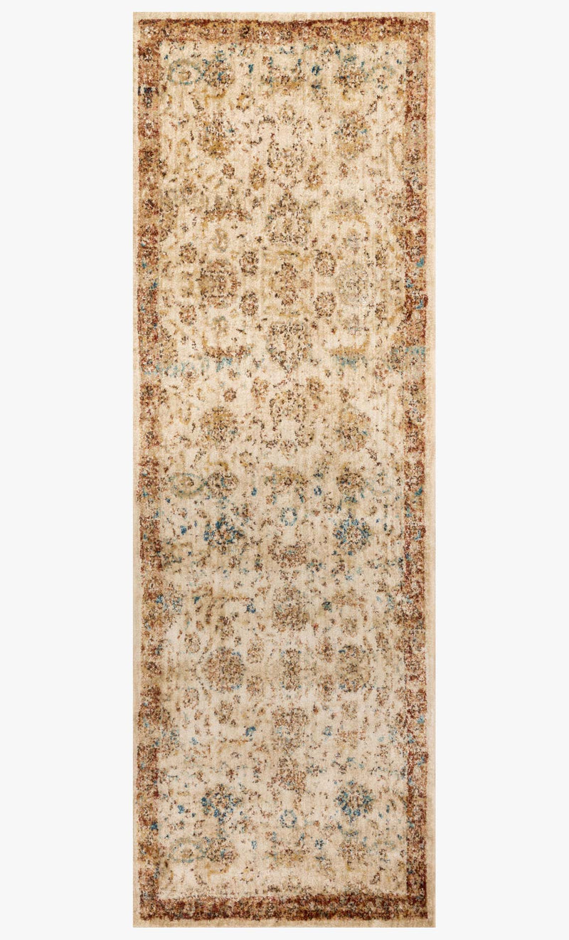 Loloi Anastasia Collection - Transitional Power Loomed Rug in Ant. Ivory & Rust (AF-04)