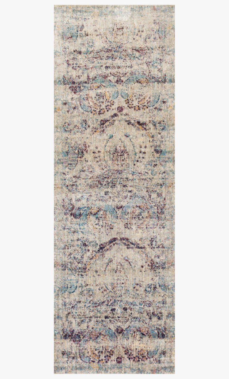 Loloi Anastasia Collection - Transitional Power Loomed Rug in Silver & Plum (AF-05)