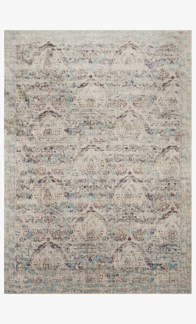 Loloi Anastasia Collection - Transitional Power Loomed Rug in Silver & Plum (AF-05)