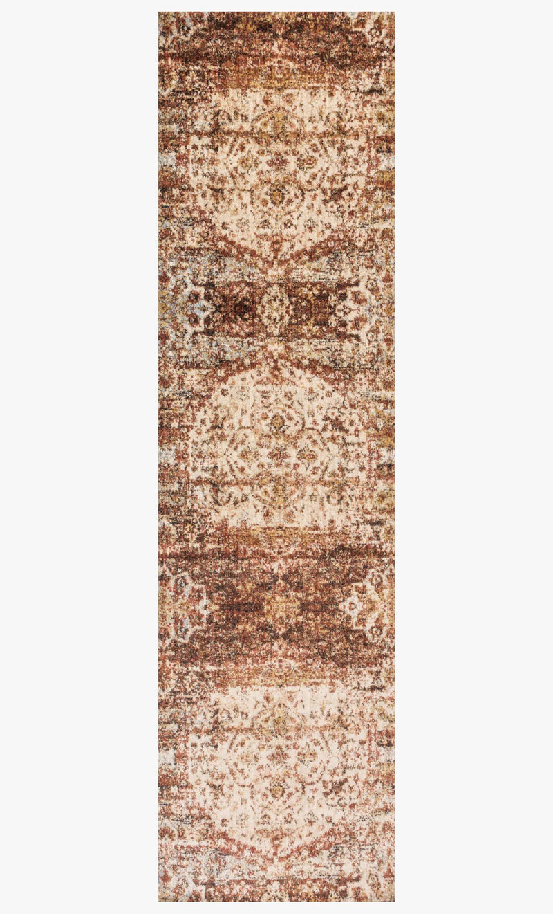 Loloi Anastasia Collection - Transitional Power Loomed Rug in Rust & Ivory (AF-06)