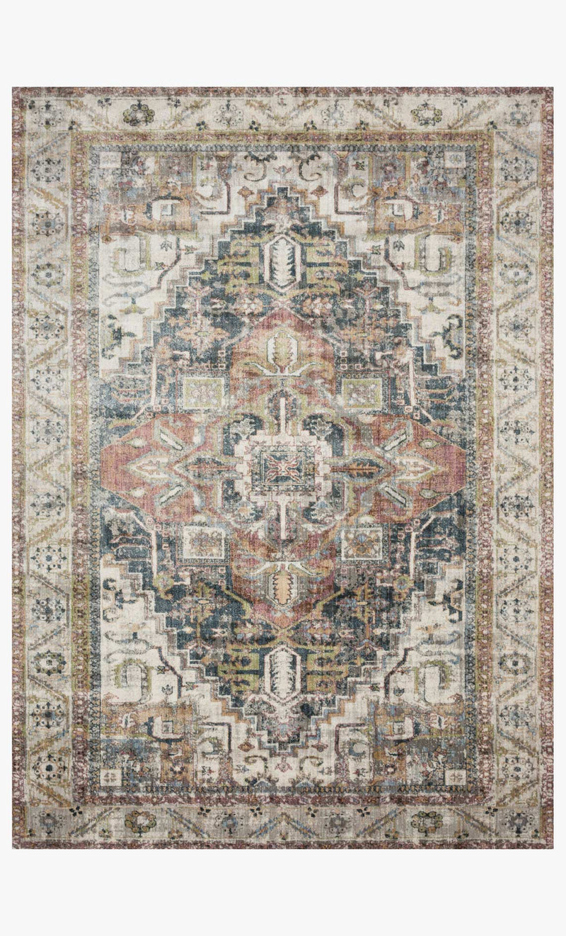 Loloi Anastasia Collection - Transitional Power Loomed Rug in Ivory & Multi (AF-23)