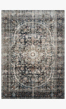 Loloi Anastasia Collection - Transitional Power Loomed Rug in Charcoal & Sunset (AF-24)