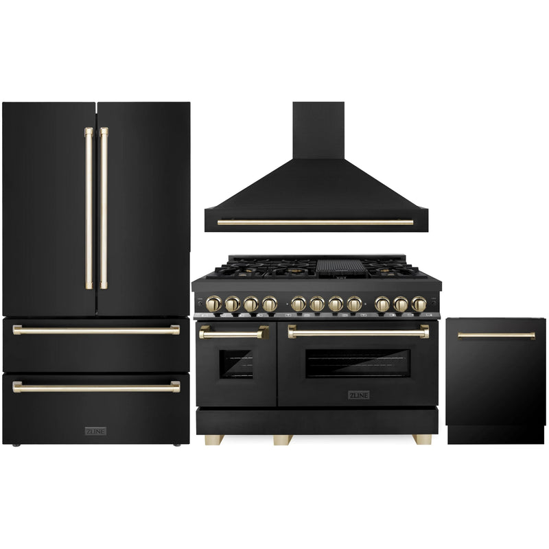 Black and gold range hood deals