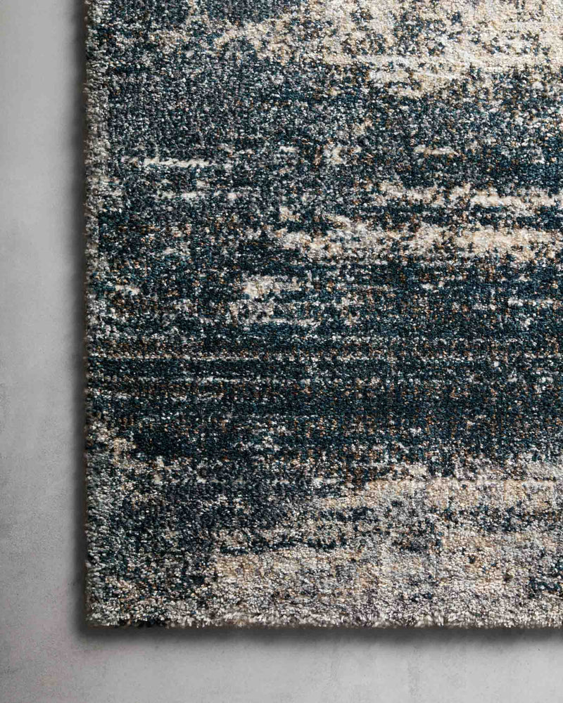 Loloi Augustus Collection - Contemporary Power Loomed Rug in Navy & Stone (AGS-07)