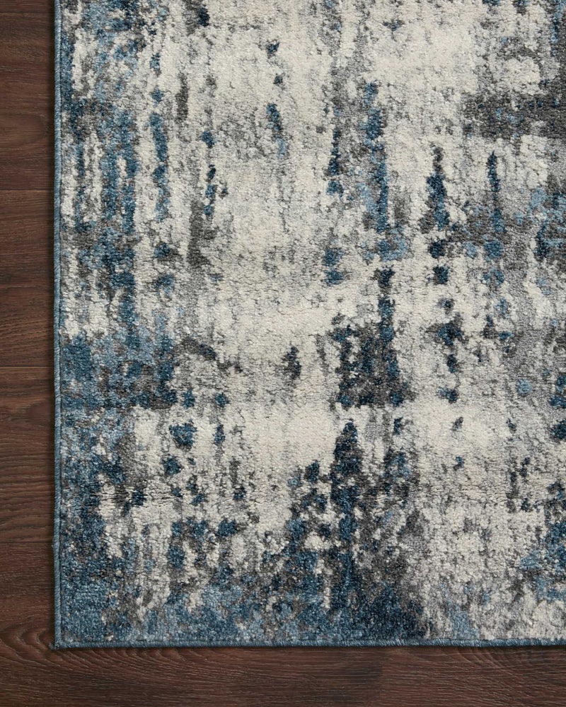 Loloi II Austen Collection - Contemporary Power Loomed Rug in Natural & Ocean (AUS-01)