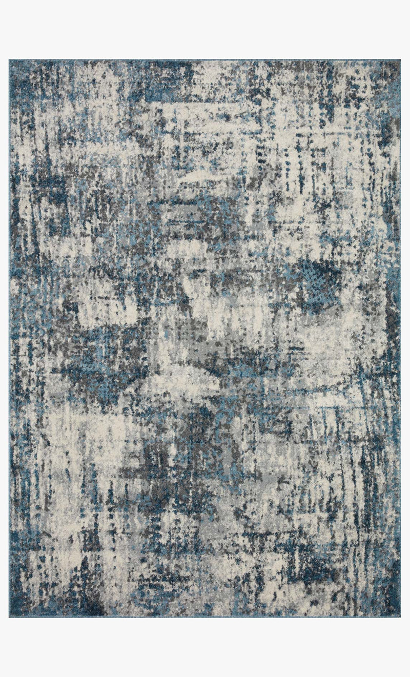 Loloi II Austen Collection - Contemporary Power Loomed Rug in Natural & Ocean (AUS-01)