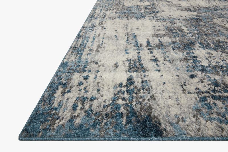 Loloi II Austen Collection - Contemporary Power Loomed Rug in Natural & Ocean (AUS-01)