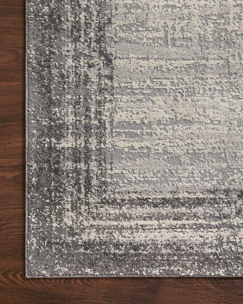 Loloi II Austen Collection - Contemporary Power Loomed Rug in Pebble & Charcoal (AUS-02)