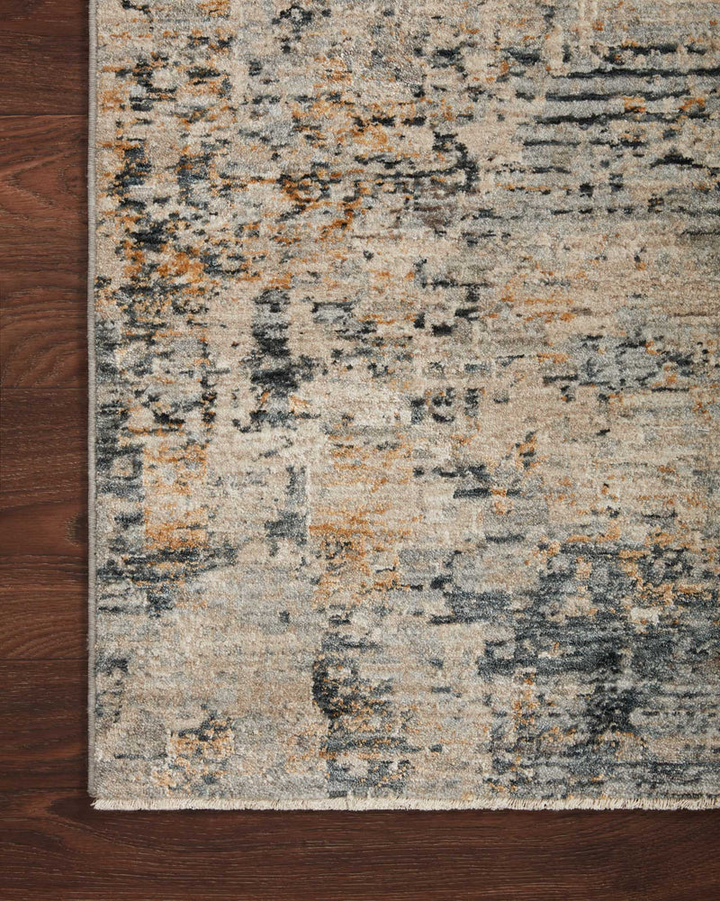 Loloi Axel Collection - Contemporary Power Loomed Rug in Beige & Sky (AXE-03)