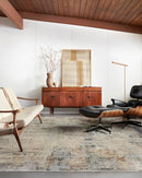 Loloi Axel Collection - Contemporary Power Loomed Rug in Beige & Sky (AXE-03)