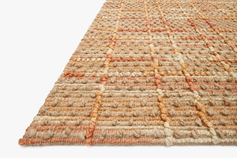 Loloi Beacon Collection - Contemporary Hand Woven Rug in Tangerine (BU-02)