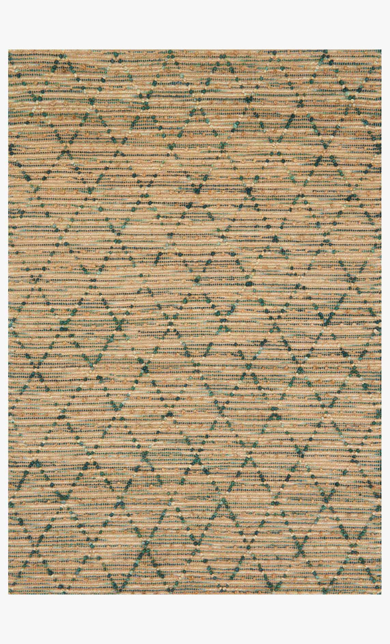 Loloi Beacon Collection - Contemporary Hand Woven Rug in Aqua (BU-03)