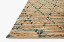 Loloi Beacon Collection - Contemporary Hand Woven Rug in Aqua (BU-03)