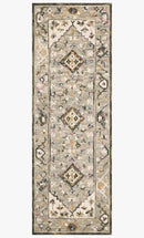 Loloi II Beatty Collection - Traditional Hooked Rug in Grey & Ivory (BEA-01)