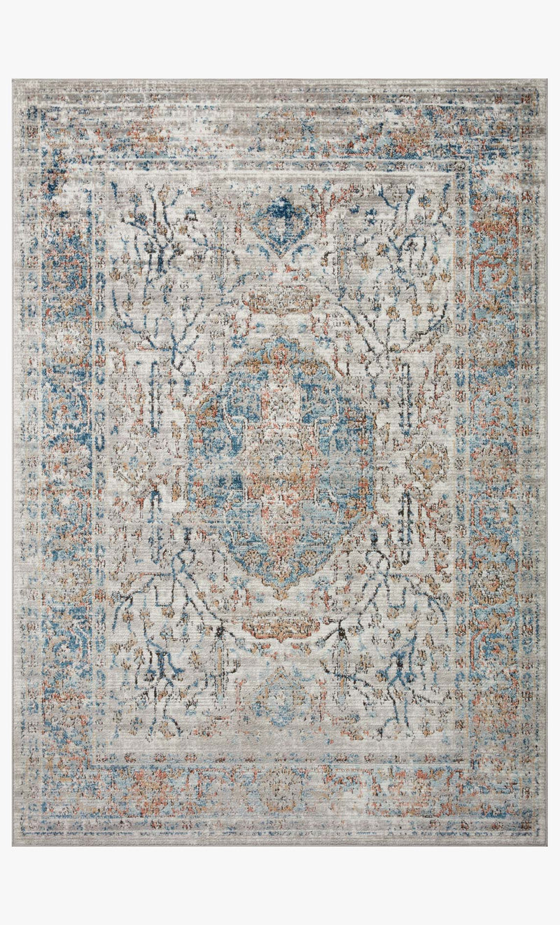 Loloi II Bianca Collection - Contemporary Power Loomed Rug in Stone & Multi (BIA-02)