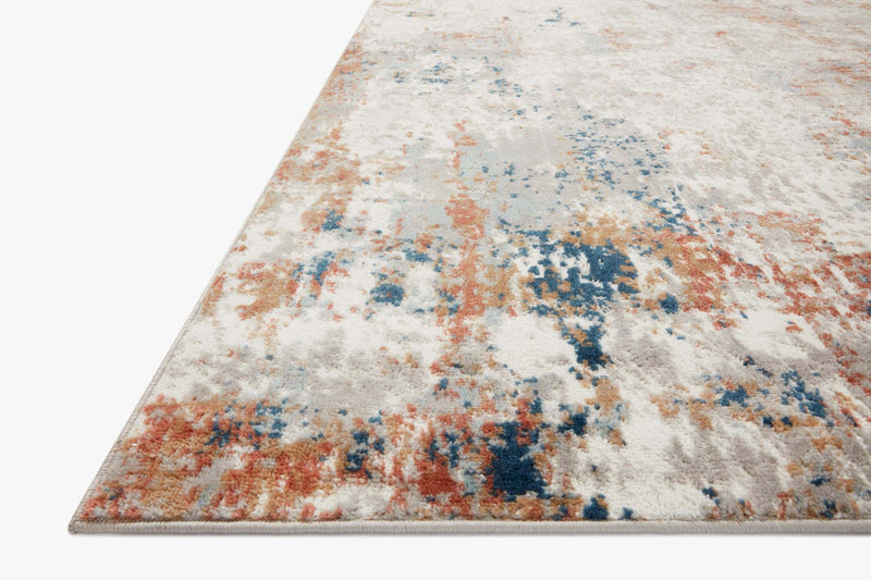 Loloi II Bianca Collection - Contemporary Power Loomed Rug in Ivory & Multi (BIA-03)
