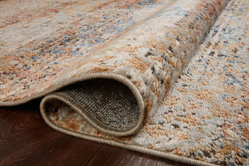 Loloi II Bianca Collection - Contemporary Power Loomed Rug in Ocean & Spice (BIA-09)