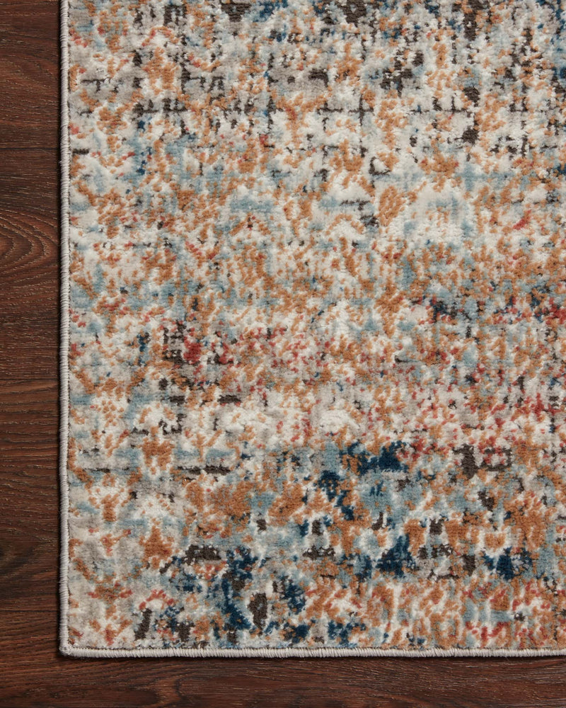 Loloi II Bianca Collection - Contemporary Power Loomed Rug in Ocean & Spice (BIA-09)