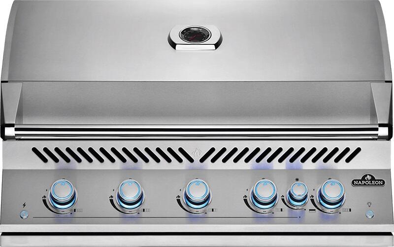 Napoleon 38-Inch 700 Series 38 RB Built-In Natural Gas Grill with Infrared Rear Burner in Stainless Steel (BIG38RBNSS)