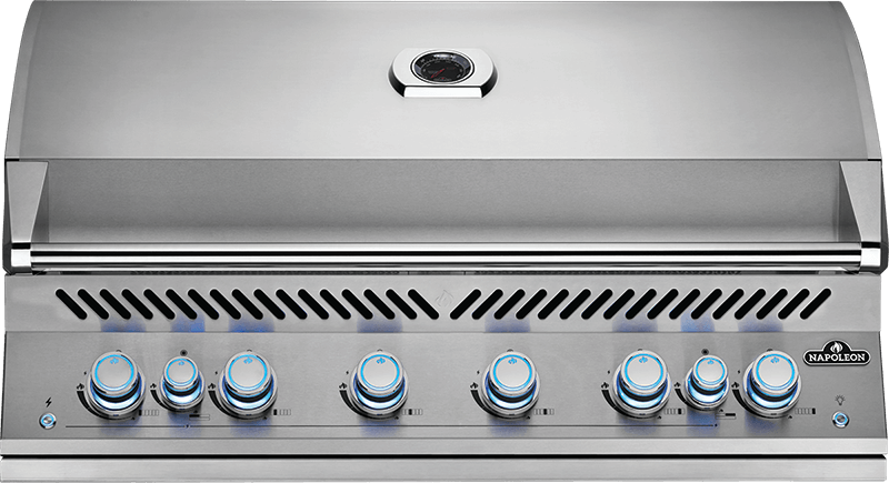 Napoleon 44-Inch 700 Series 44 RB Built-In Natural Gas Grill with Dual Infrared Rear Burners in Stainless Steel (BIG44RBNSS)