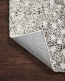 Loloi II Bliss Shag Collection - Shags Power Loomed Rug in Grey & White (BLS-01)
