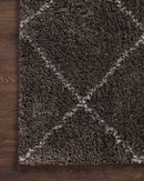 Loloi II Bliss Shag Collection - Shags Power Loomed Rug in Bark & Grey (BLS-04)