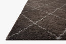 Loloi II Bliss Shag Collection - Shags Power Loomed Rug in Bark & Grey (BLS-04)