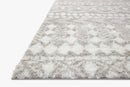 Loloi II Bliss Shag Collection - Shags Power Loomed Rug in Grey & White (BLS-05)
