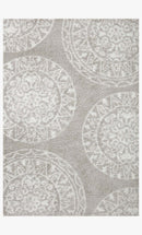 Loloi II Bliss Shag Collection - Shags Power Loomed Rug in Grey & White (BLS-06)