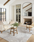 Loloi II Bliss Shag Collection - Shags Power Loomed Rug in Grey & White (BLS-06)