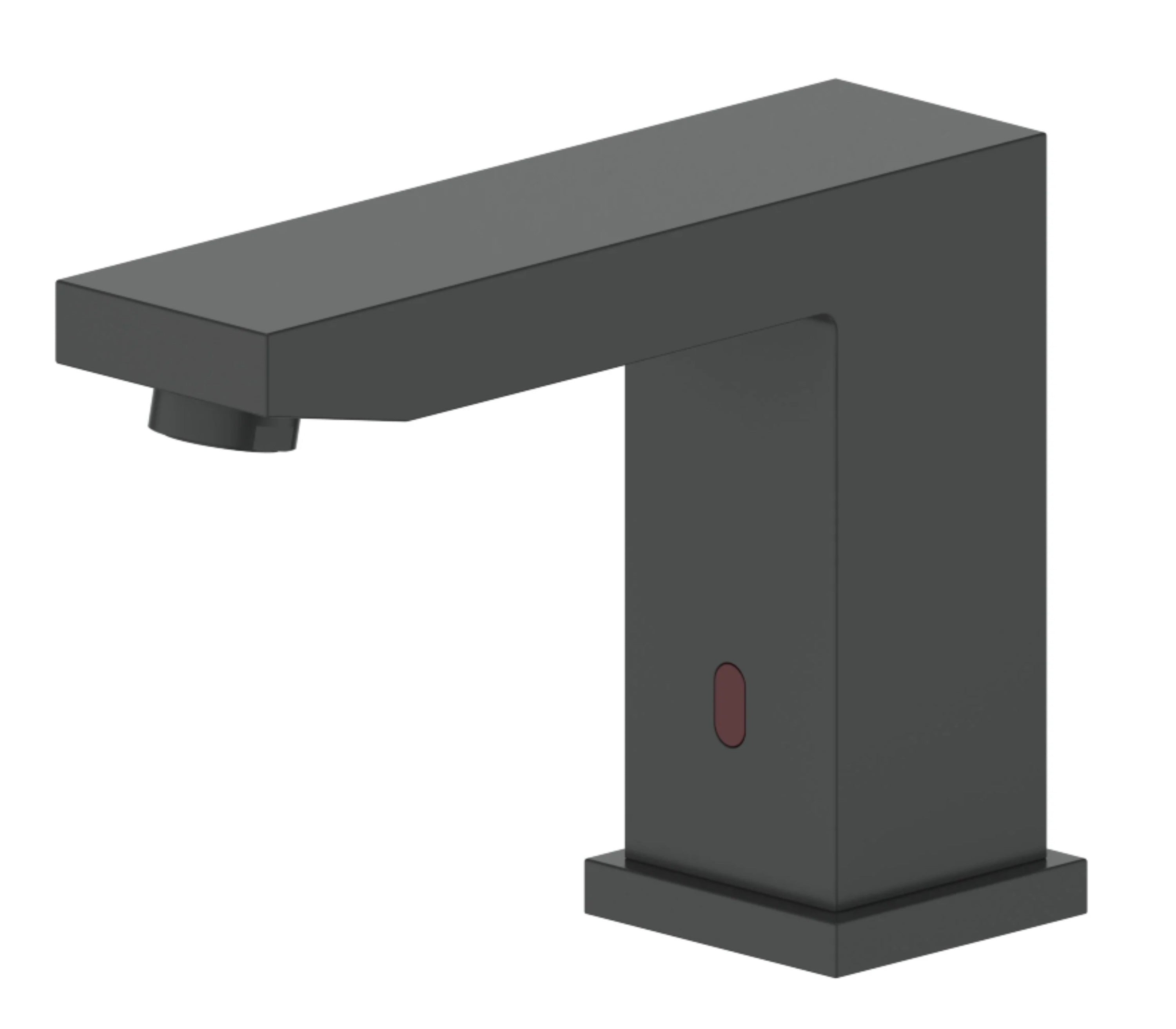 ZLINE matte black touchless bath faucet with rectangular spout and sensor