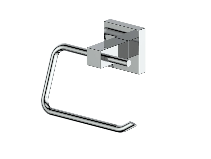 ZLINE Bliss Bathroom Accessories Package with Towel Rail, Hook, Ring and Toilet Paper Holder in Chrome (4BP-BLSACC-CH)