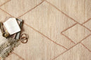 Loloi II Bodhi Collection - Contemporary Hand Woven Rug in Ivory & Natural (BOD-01)