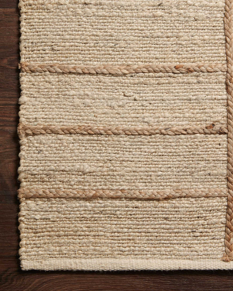 Loloi II Bodhi Collection - Contemporary Hand Woven Rug in Ivory & Natural (BOD-04)