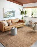 Loloi II Bodhi Collection - Contemporary Hand Woven Rug in Natural & Natural (BOD-05)