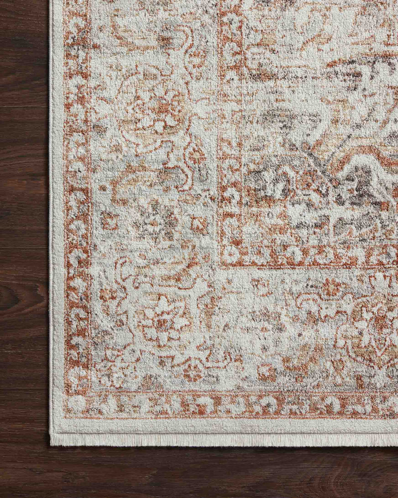 Loloi Bonney Collection - Traditional Power Loomed Rug in Ivory & Sunset (BNY-01)